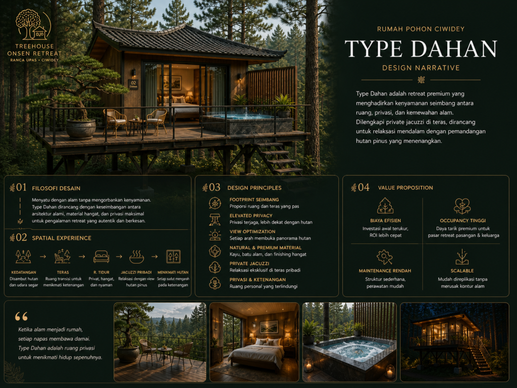 rumah pohon ciwidey type dahan