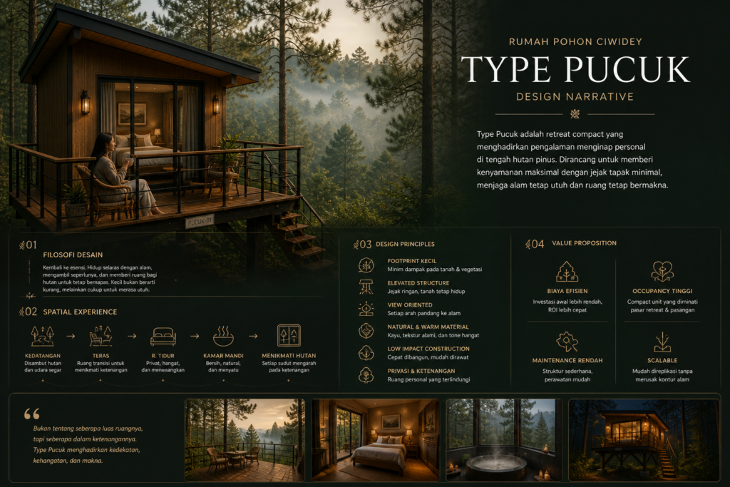 rumah pohon ciwidey type pucuk